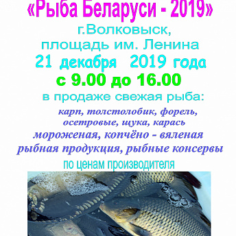 Новогодняя ярмарка &quot;Рыба Беларуси 2019&quot;